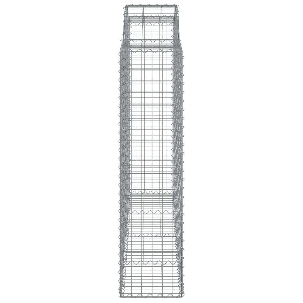 Cesto gabião arqueado 200x50x160/180 cm ferro galvanizado