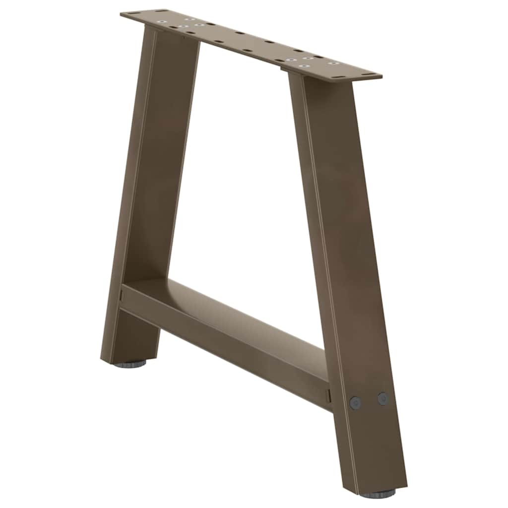 Pés para mesa de centro em formato a, 2 peças, 70x (42-43) cm, aço