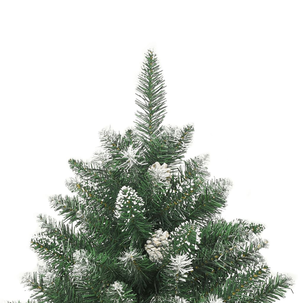 Árvore de natal artificial com suporte 210 cm PVC