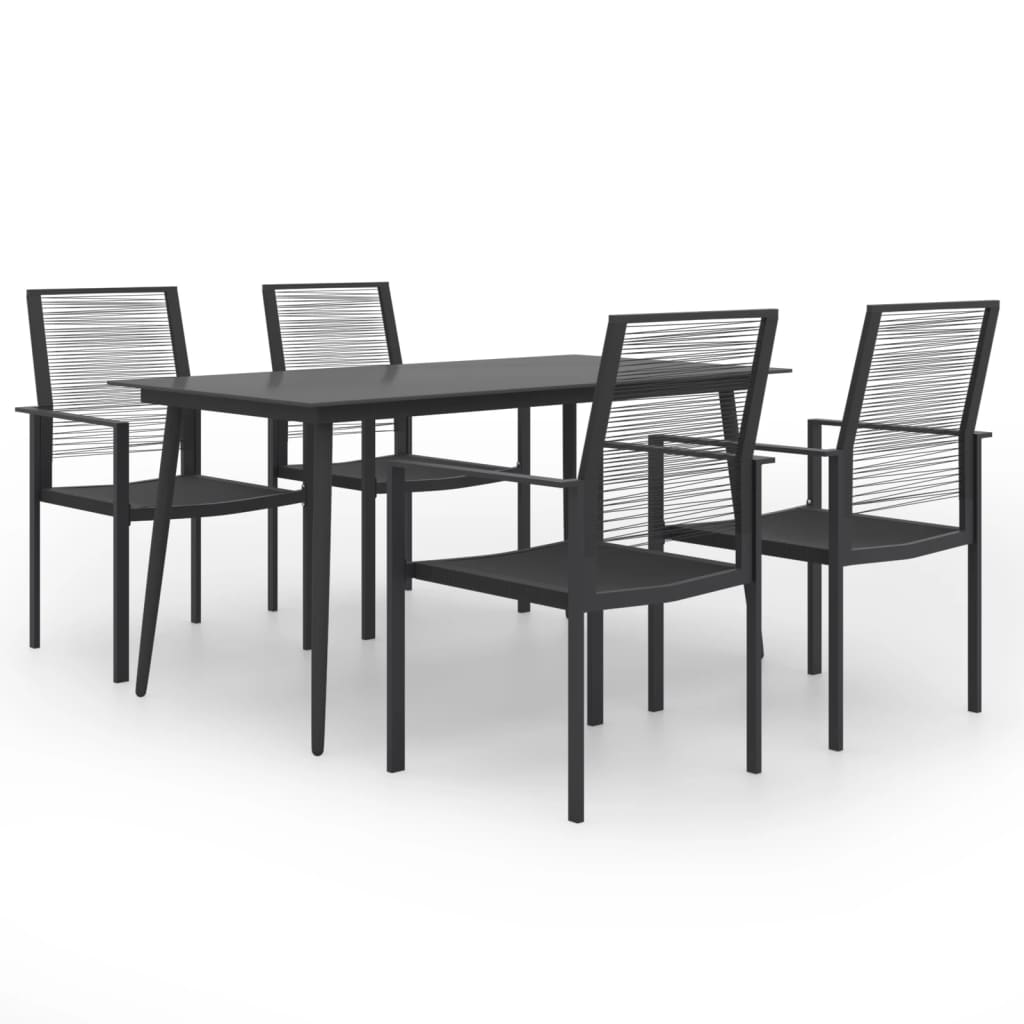 5 Pcs conjunto de jantar para jardim