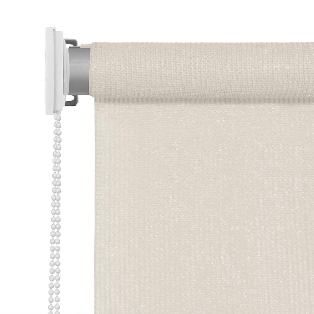 Estore de rolo para exterior 165 (l) x 230 (a) cm creme