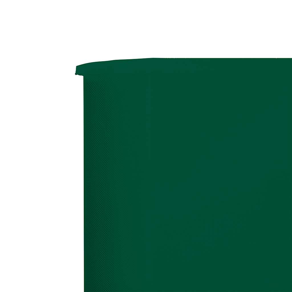 Para-vento com 5 painéis em tecido 600x120 cm verde