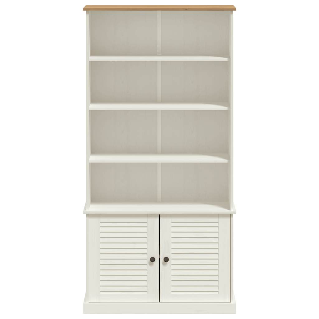 Estante vigo 85x35x170 cm madeira de pinho maciça branco