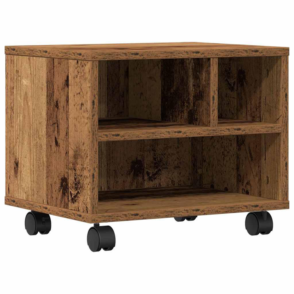 Suporte para impressora madeira antiga 41 x 32 x 34,5 cm