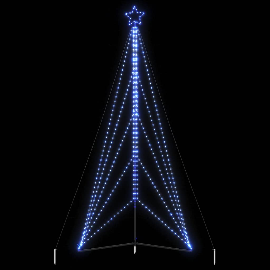 LED árvore de natal 615 leds azul 404,5 cm