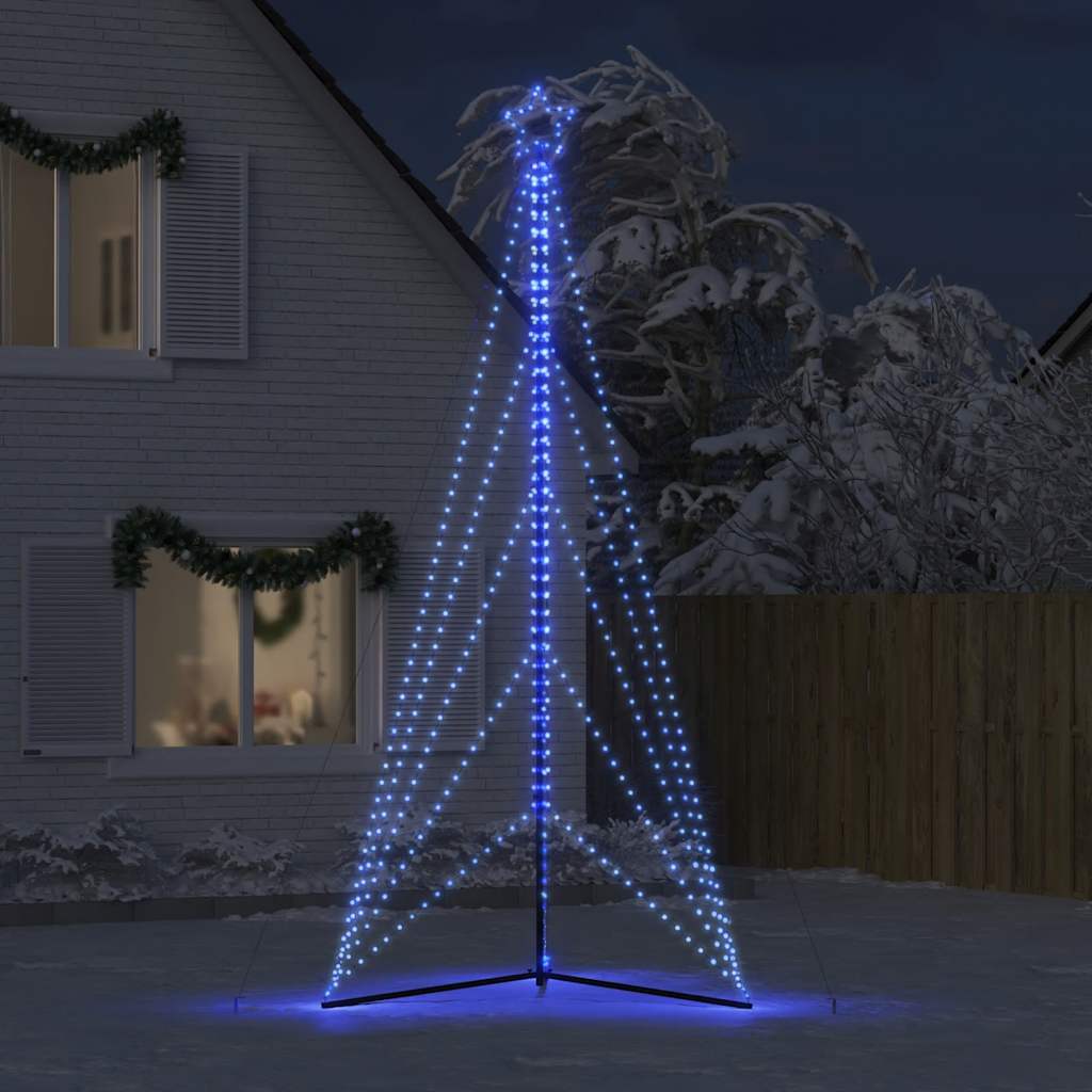LED árvore de natal 615 leds azul 404,5 cm