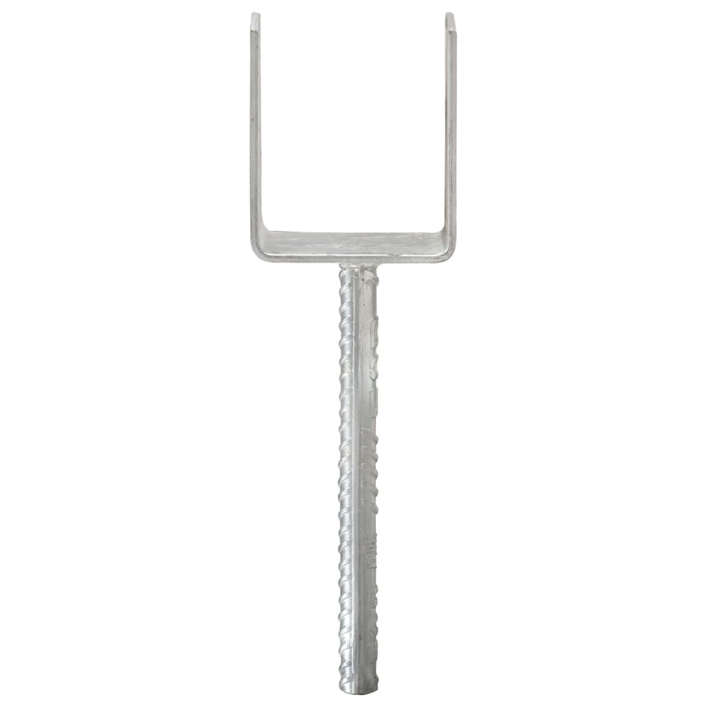 Âncoras de vedação 6 pcs 10x6x30 cm aço galvanizado prateado