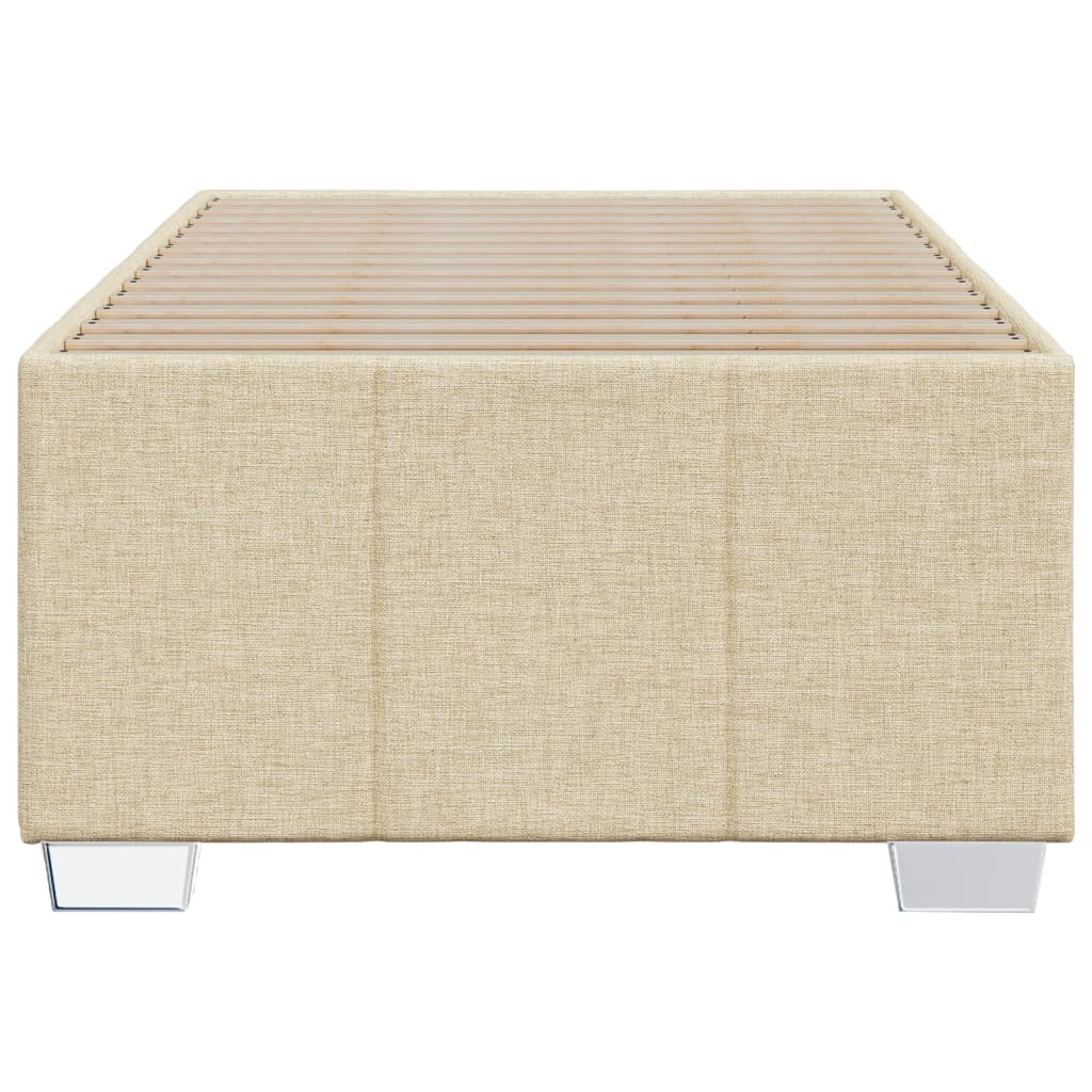 Estrutura de cama sem colchão 80x200 cm creme