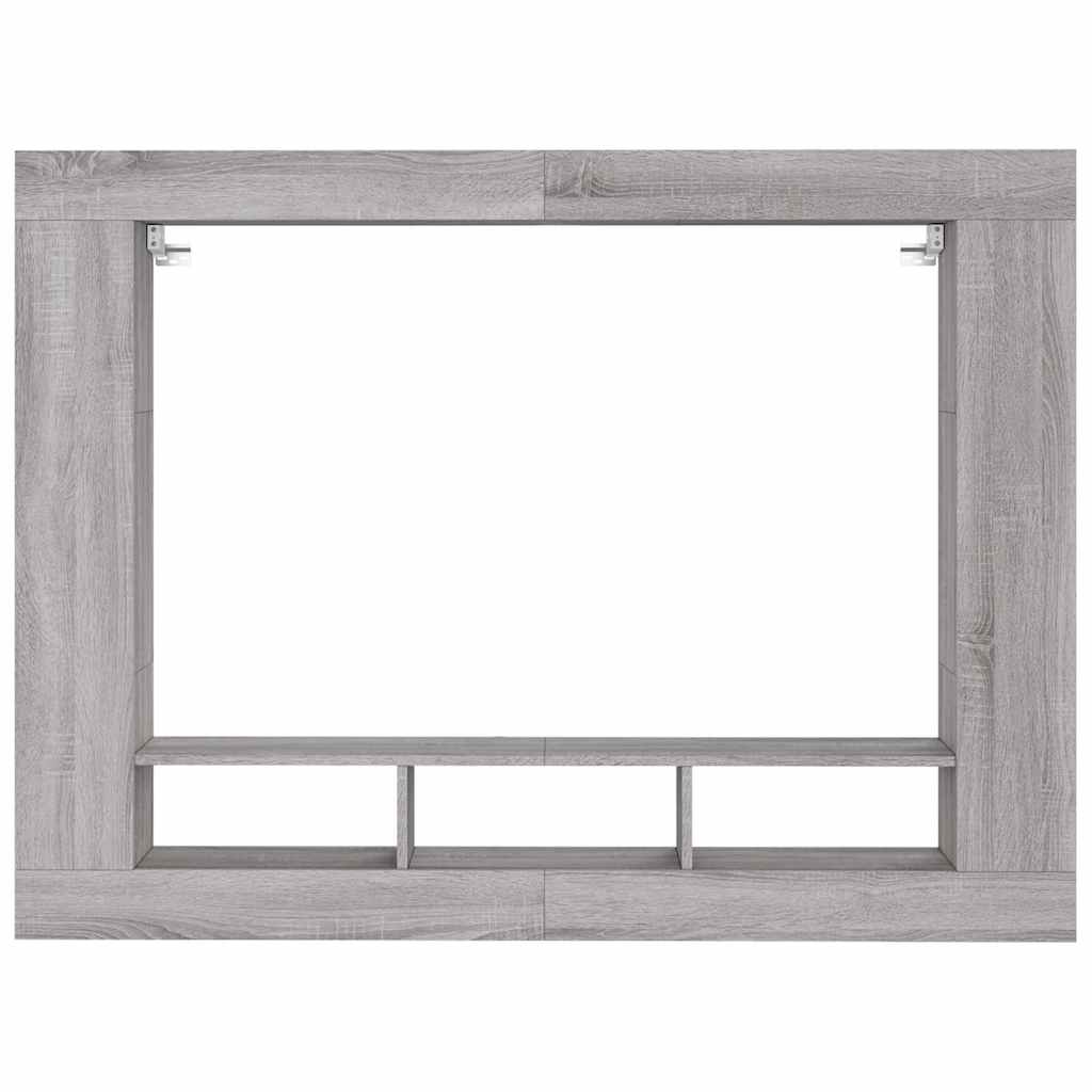 Móvel de TV 152x22x113 cm derivados de madeira cinzento sonoma