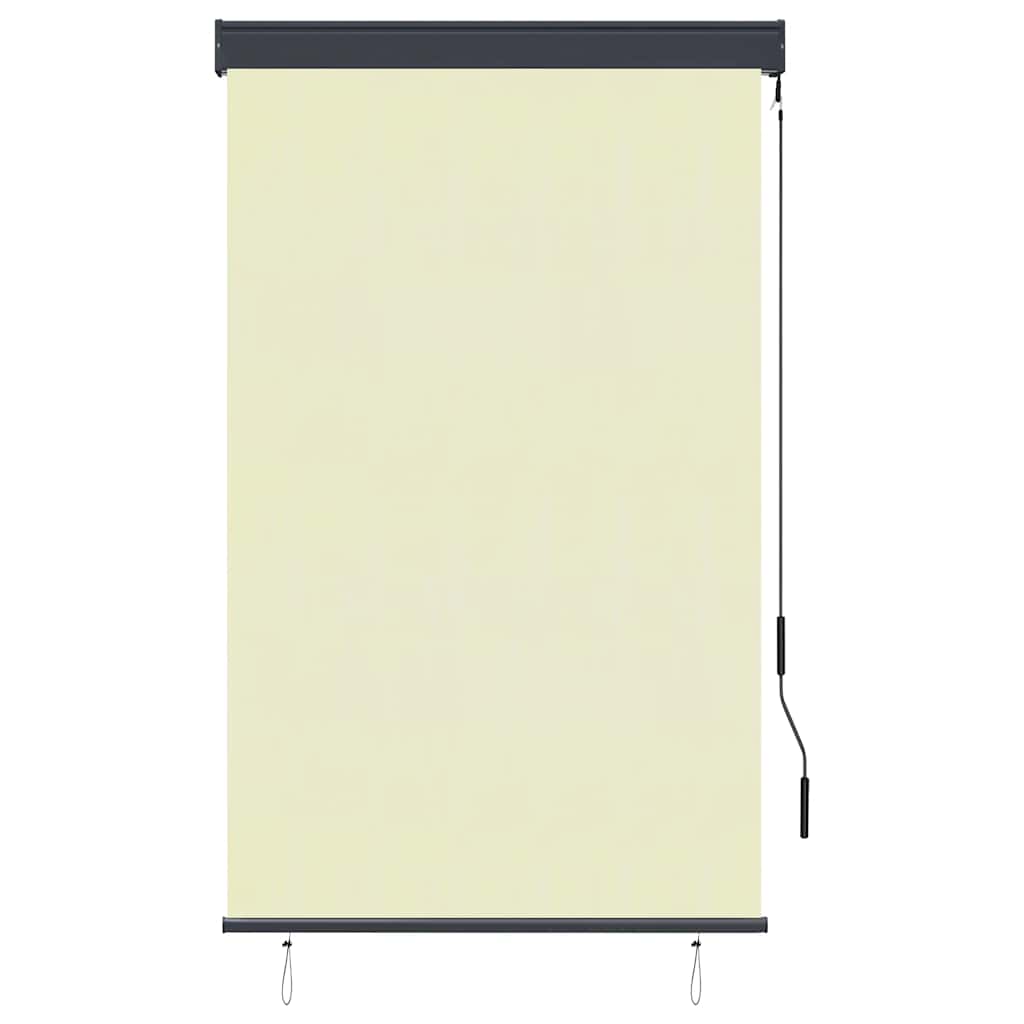 Estore de rolo para exterior 100x250 cm creme