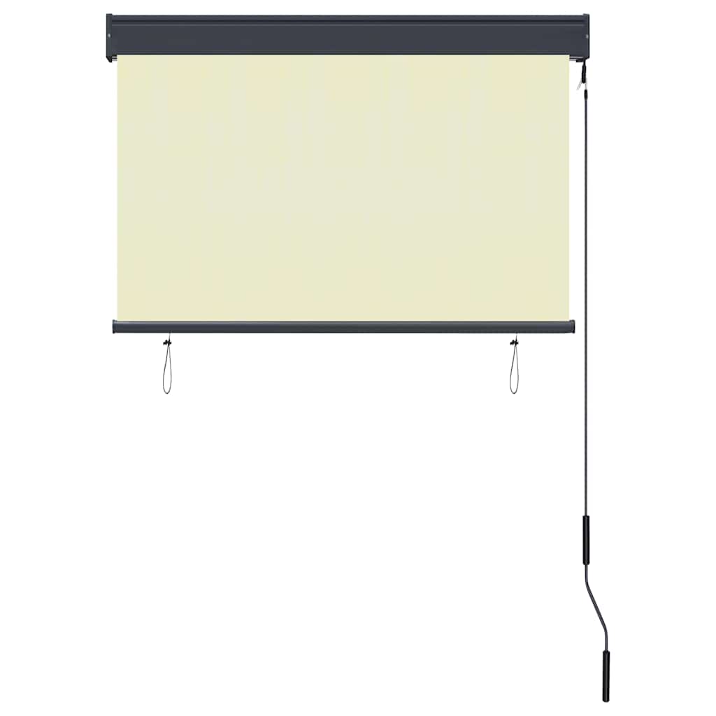 Estore de rolo para exterior 100x250 cm creme