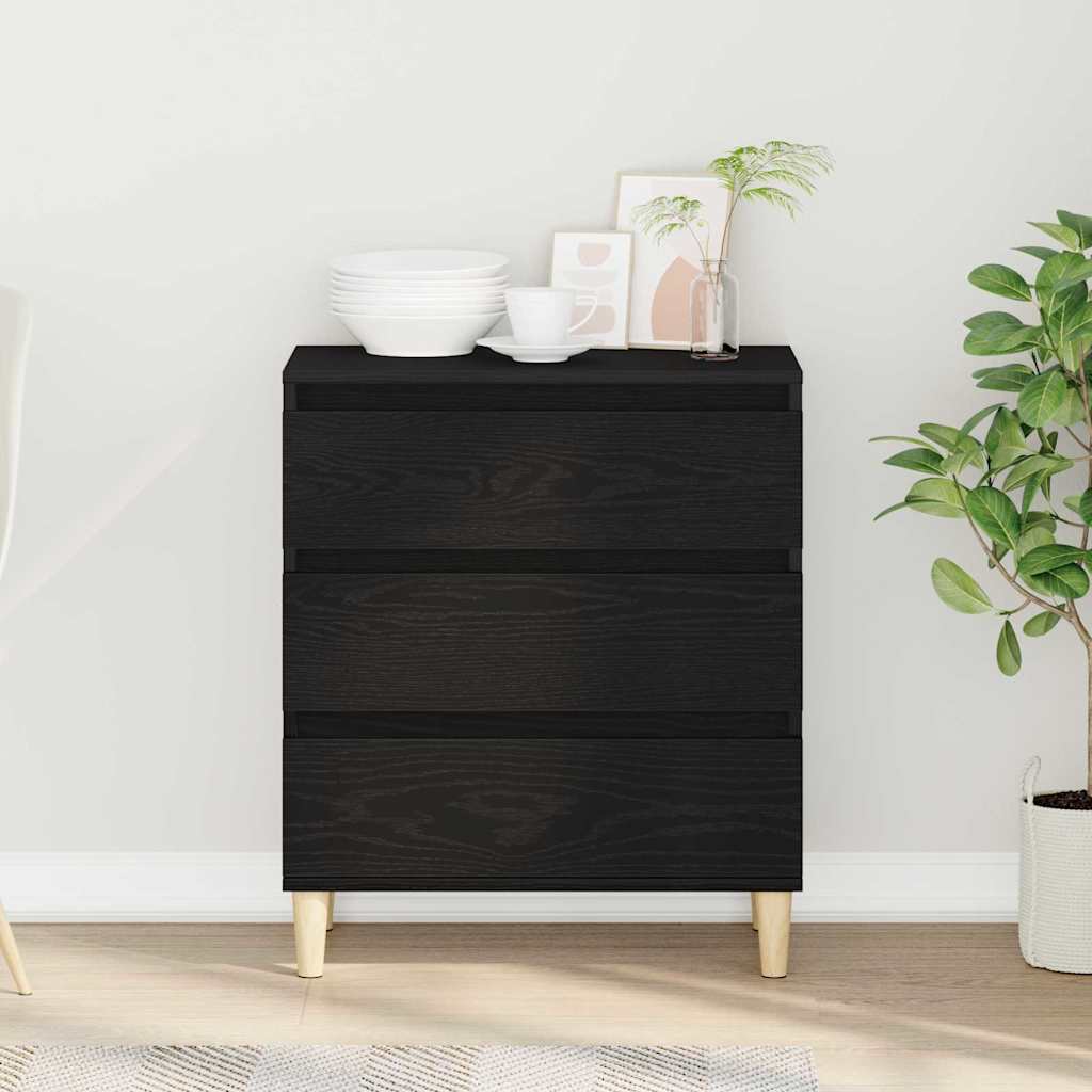 Buffet carvalho preto 60 x 35 x 70 cm derivados de madeira