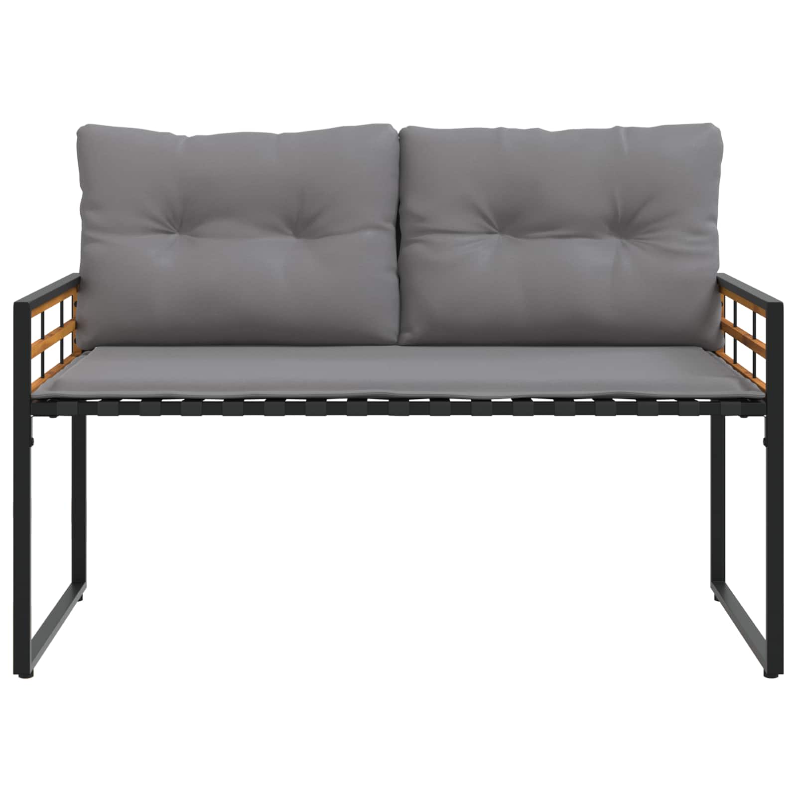 Banco de camada de madeira liso cinzento-claro 114 x 55 x 77 cm