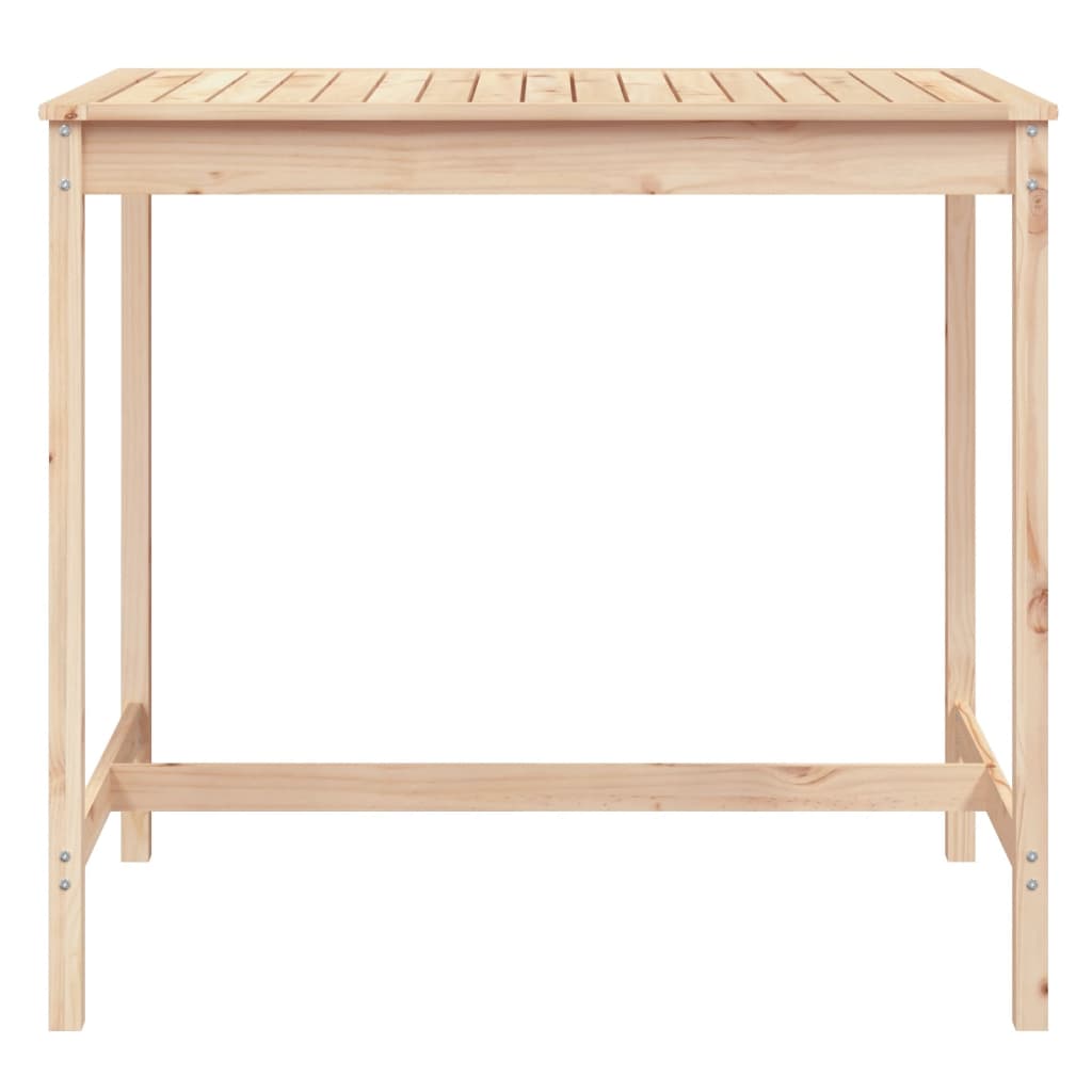 Mesa de jardim 121x82,5x110 cm madeira de pinho maciça