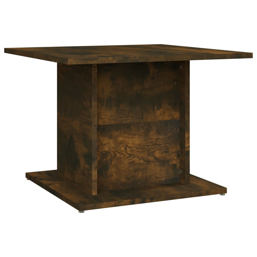 Mesa de centro 55,5x55,5x40cm derivados madeira carvalho fumado