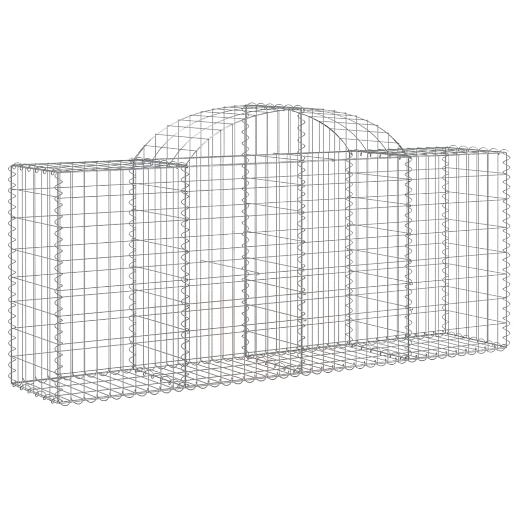 Cestos gabião arqueados 25pcs 200x50x80/100cm ferro galvanizado