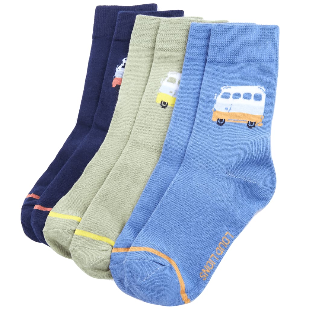 Meias para criança 5 pares ue 30-34