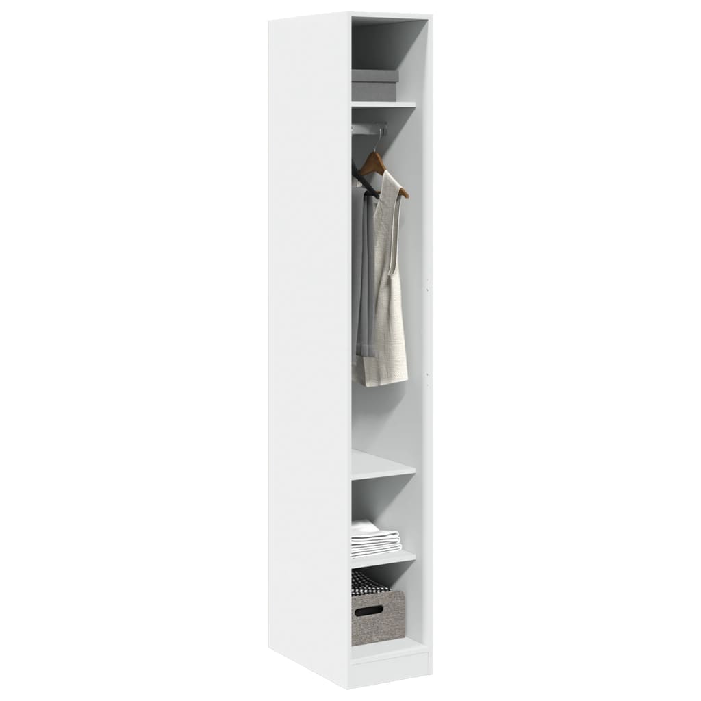 Roupeiro 30x50x200 cm derivados de madeira branco