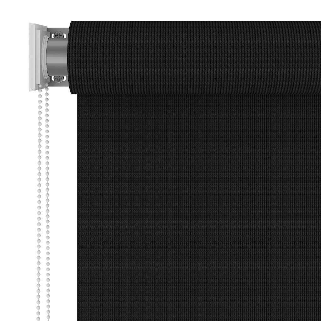 Estore de rolo para exterior 185 (l) x 230 (a) cm preto
