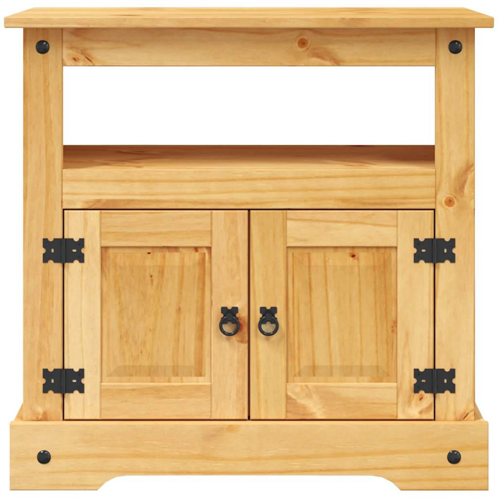 Móvel de TV corona range em pinho mexicano 80x43x78 cm