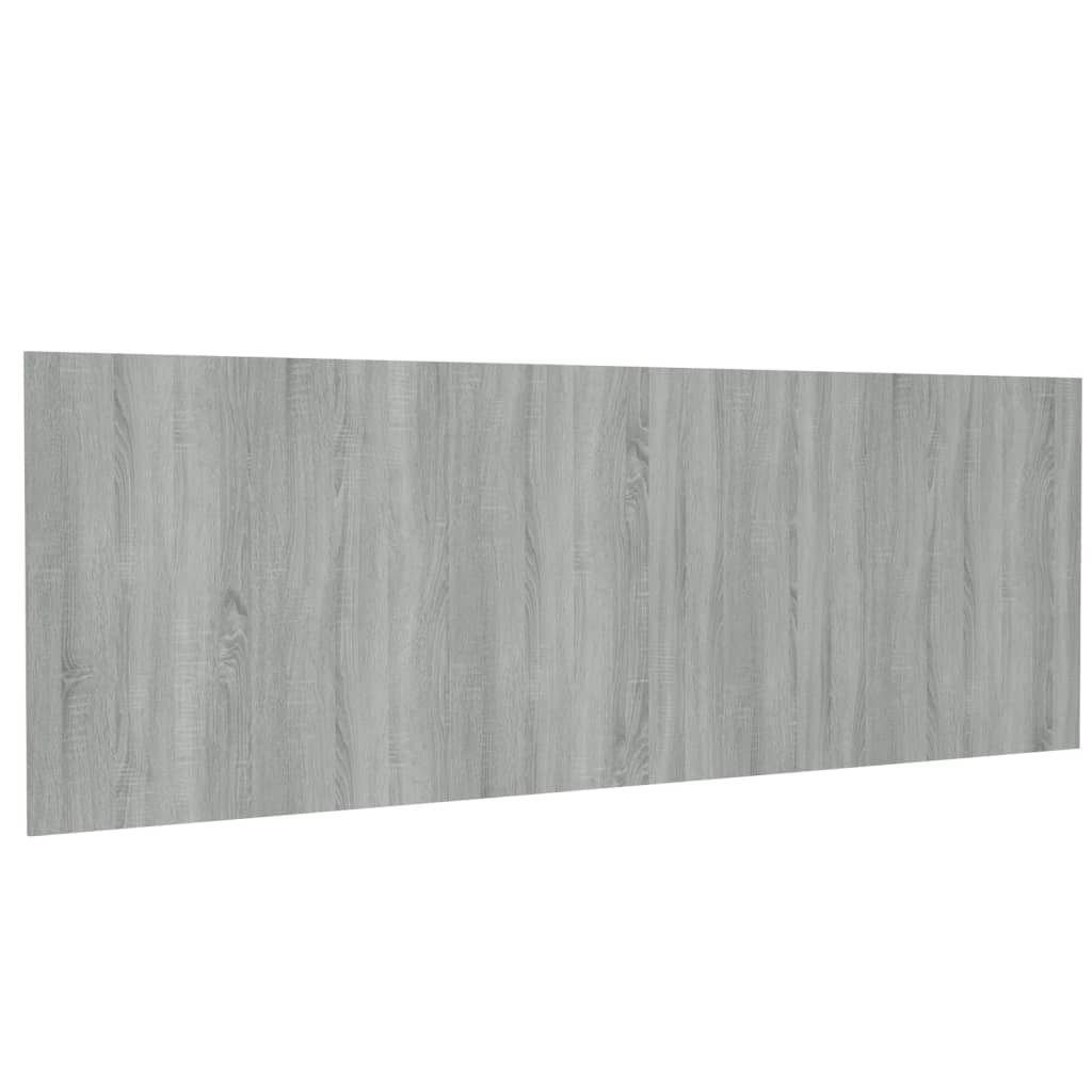 Cabeceira cama 240x1,5x80 cm derivados madeira cinzento sonoma