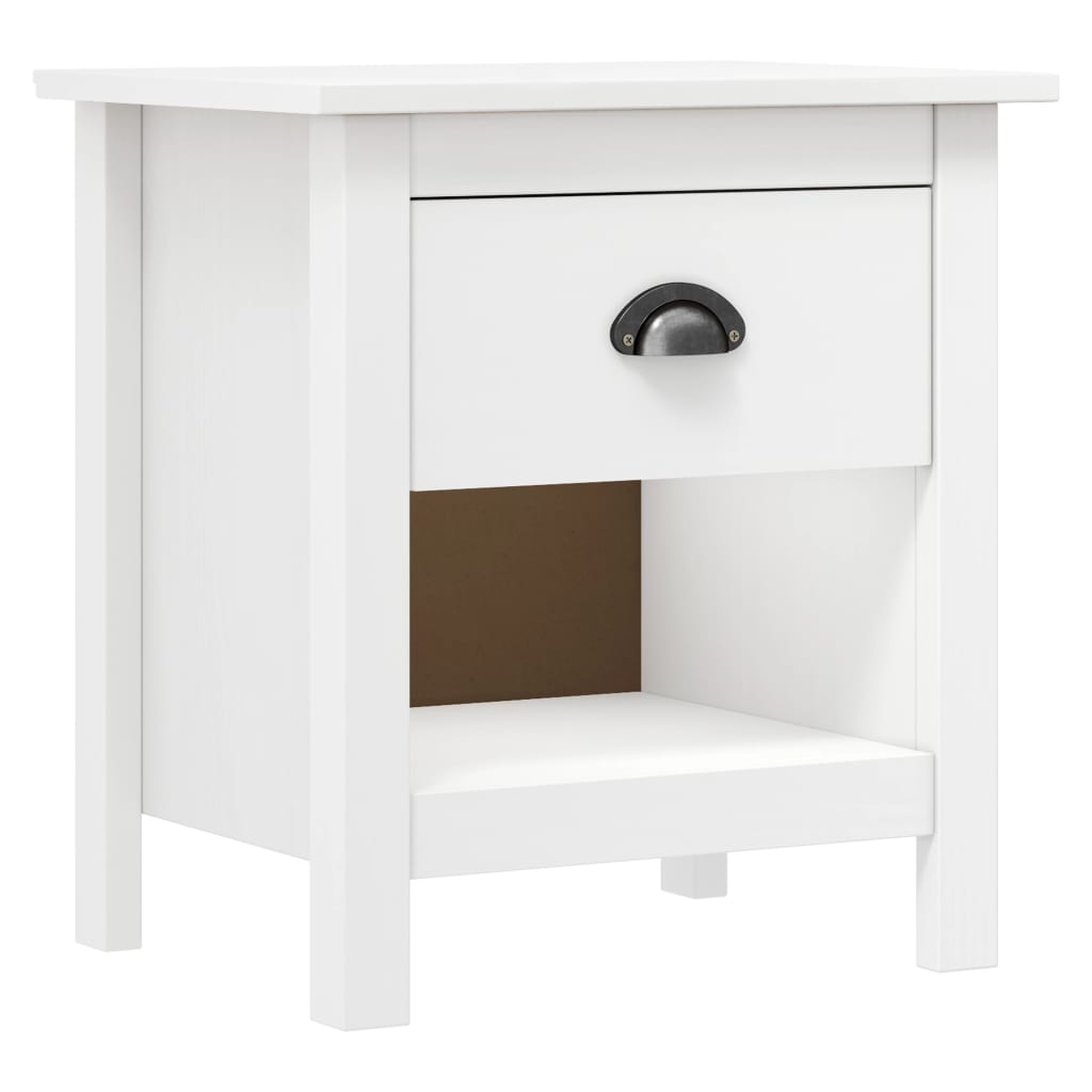 Mesas cabeceira hill 2 pcs 46x35x49,5cm pinho maciço