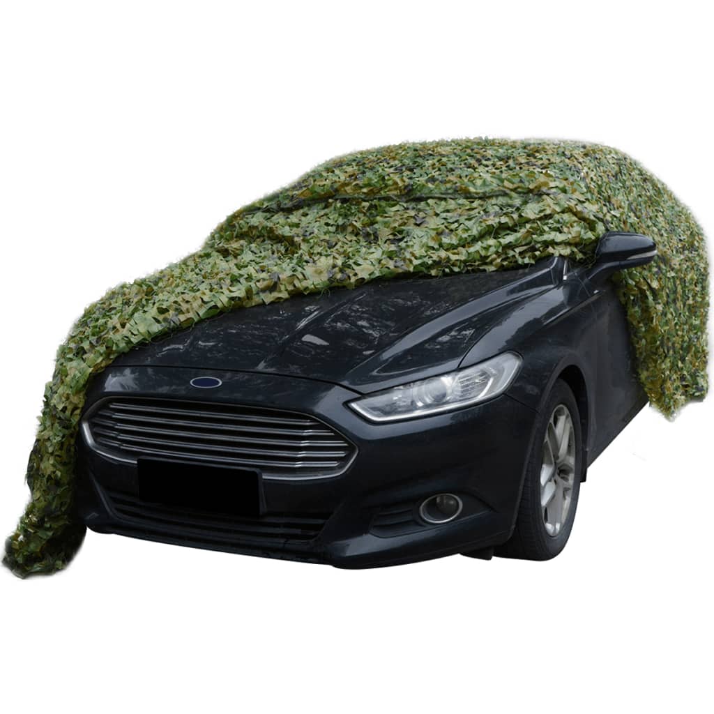 Rede de camuflagem com saco de armazenamento 1,5x10 m