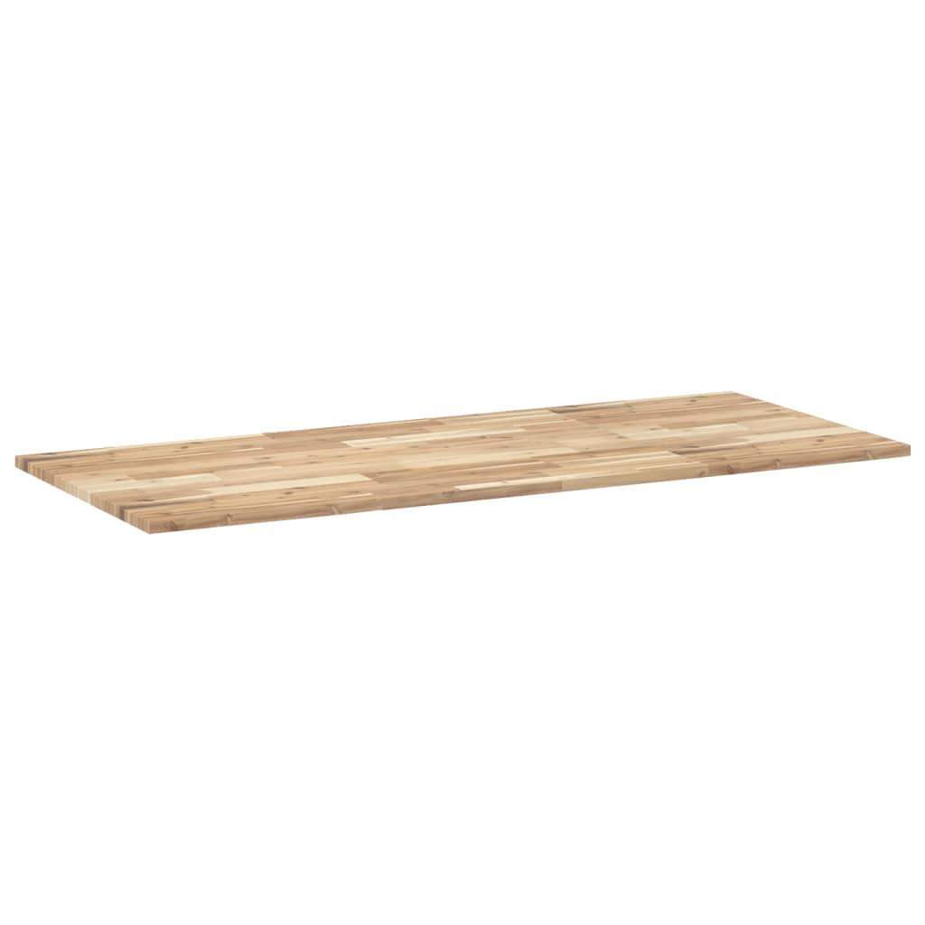 Tampo p/ móvel casa de banho 140x60x2 acácia maciça não tratada