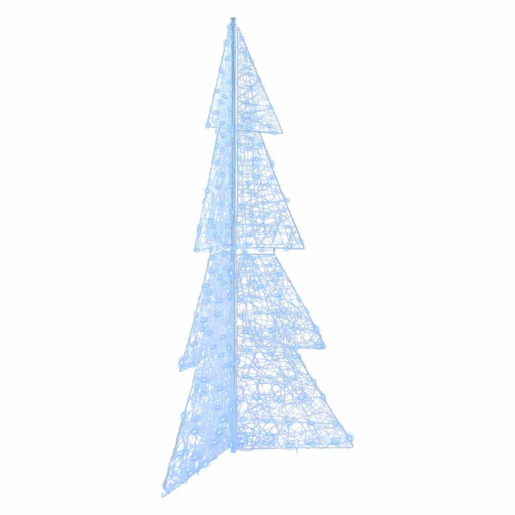 Árvore de natal com 240 leds branco frio 180 cm acrílo