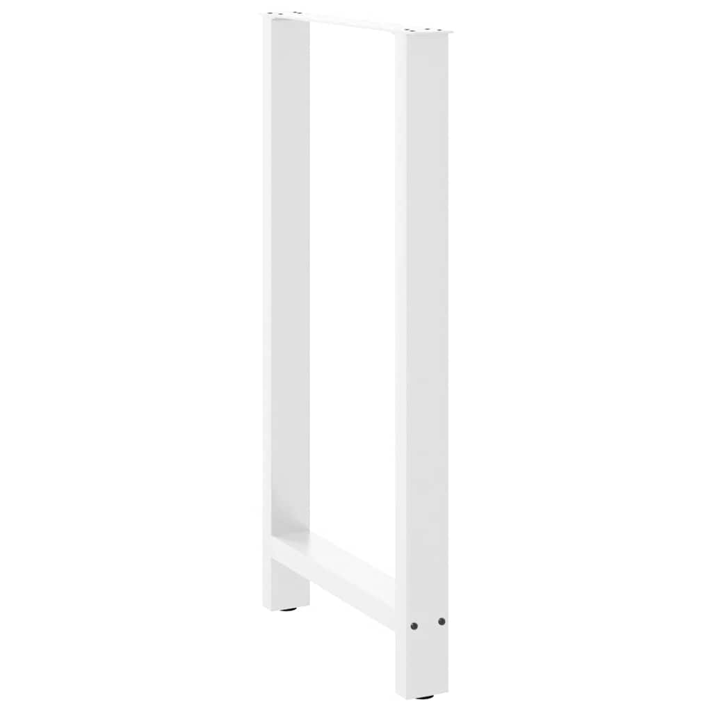 Pés para mesa de bar , brancos, 2 peças, 60x (110-111) cm, aço