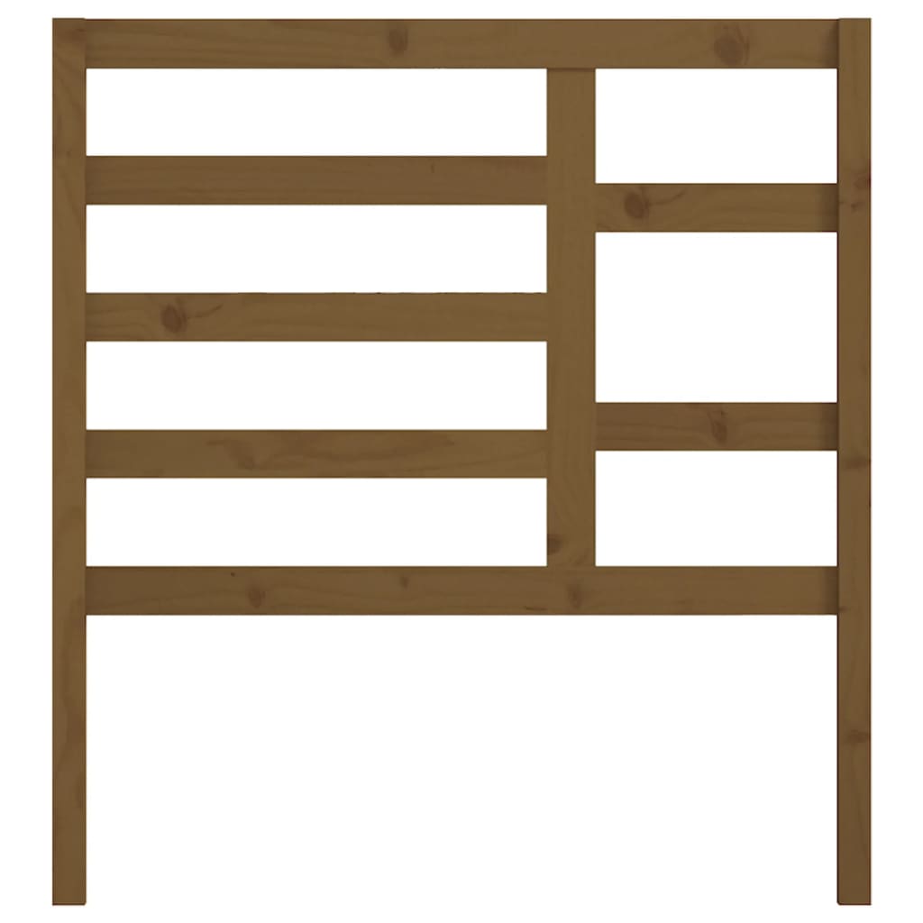 Cabeceira de cama 96x4x104 cm pinho maciço castanho mel