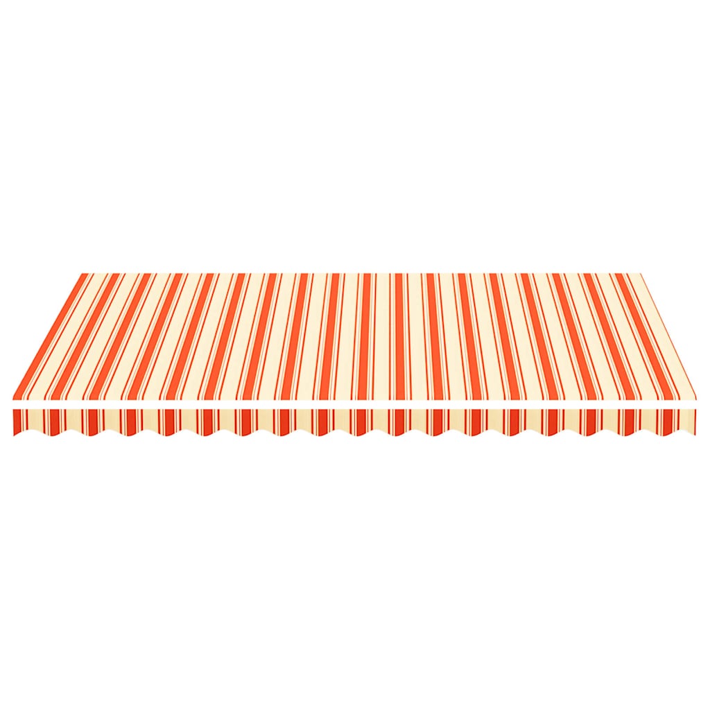 Tecido de substituição para toldo amarelo e laranja 350x250 cm poliéster