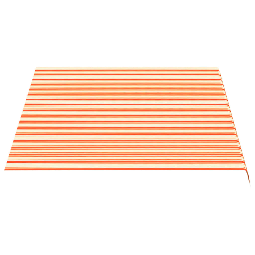 Tecido de substituição para toldo amarelo e laranja 350x250 cm poliéster
