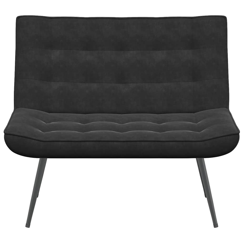Banco 110x74x84 cm veludo preto