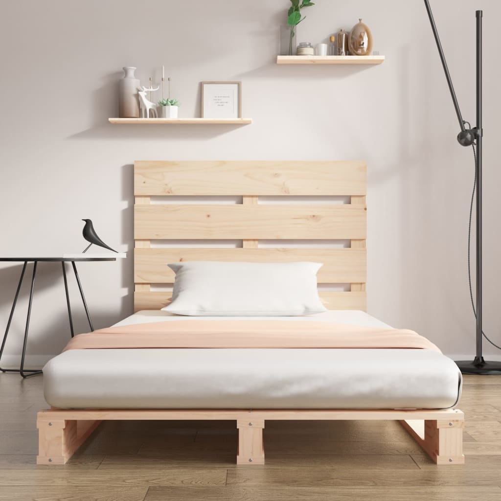Estrutura de cama de solteiro 90x190 cm madeira de pinho maciça
