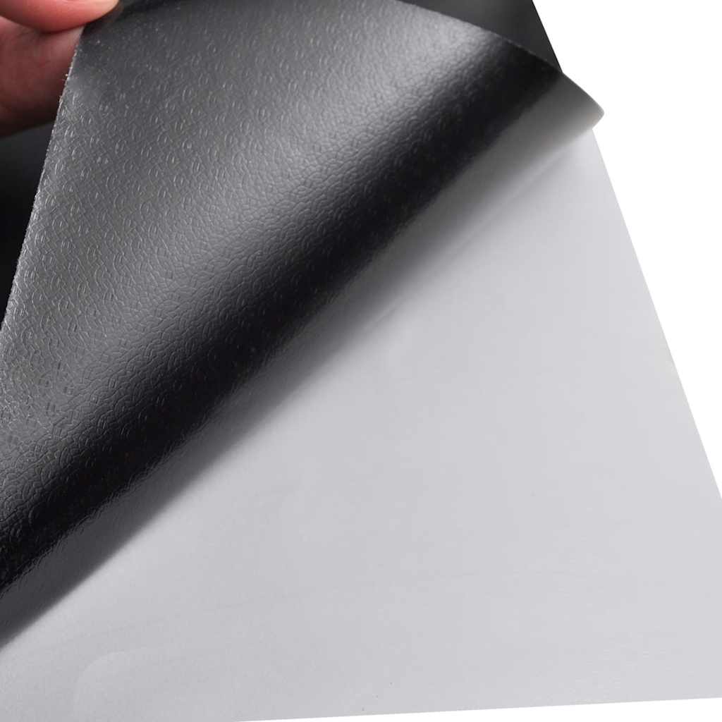 Películas para carro 2 pcs 100x150 cm + 50x150 cm preto mate