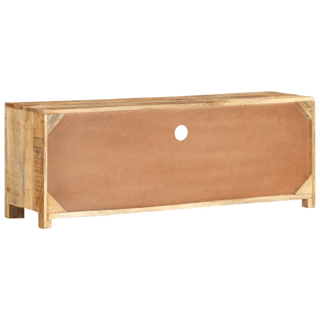 Móvel de TV 110x30x40 cm madeira de mangueira áspera