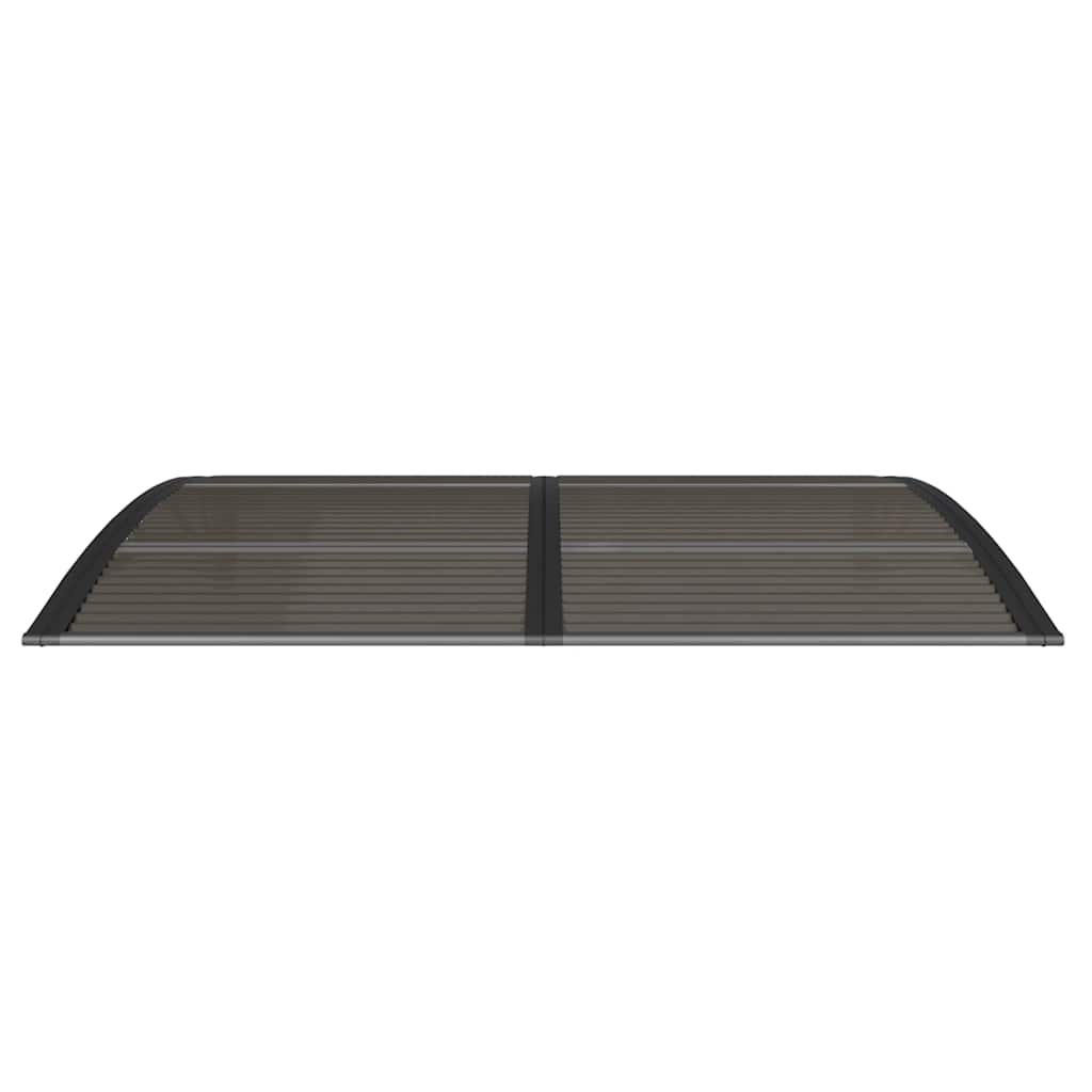 Toldo de porta 150x100 cm policarbonato preto