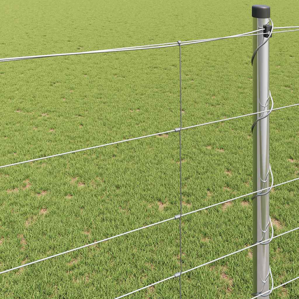 Cerca de campo prateado