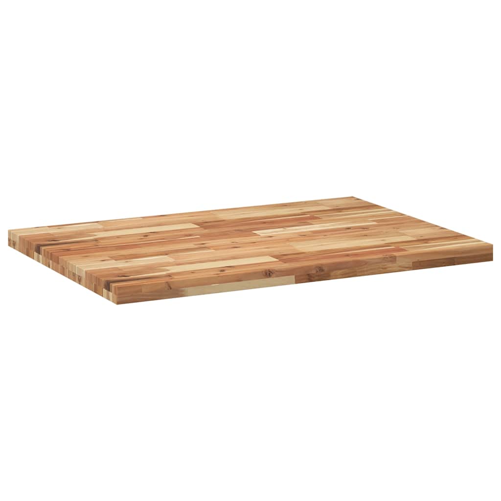Tampo de secretária 100x70x4 cm acácia maciça acabamento a óleo