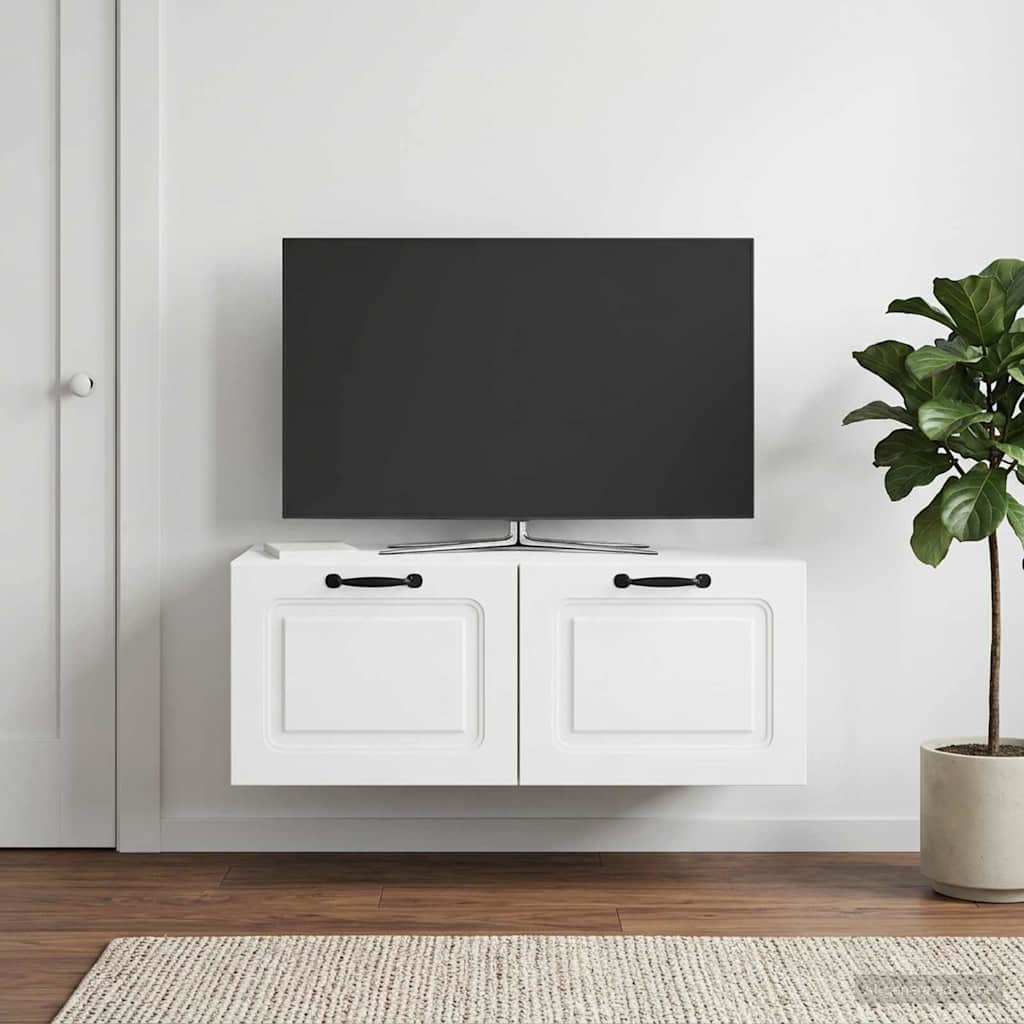 Gabinete de TV de parede branco 78,5 x 41 x 30 cm