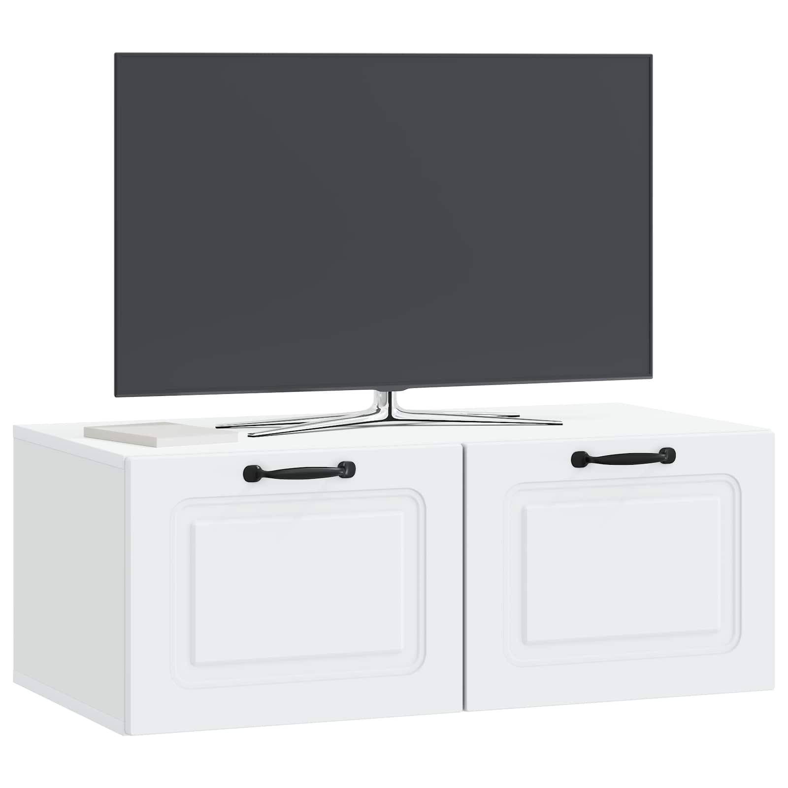 Gabinete de TV de parede branco 78,5 x 41 x 30 cm