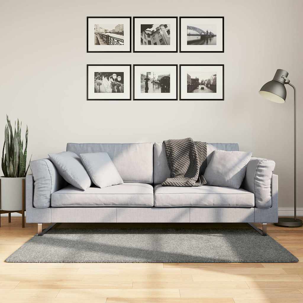Tapete shaggy de pelo alto pamplona 80x150 cm verde