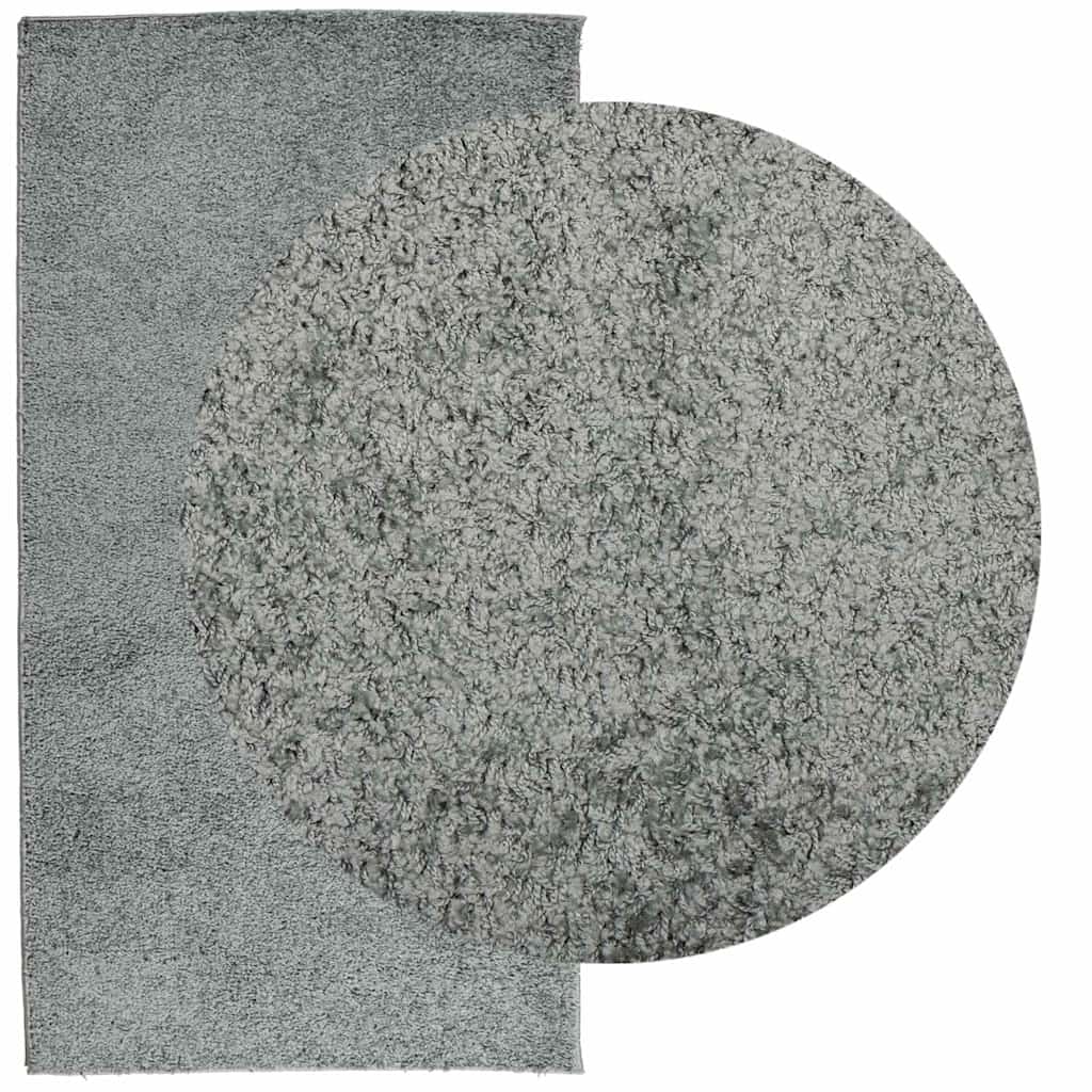 Tapete shaggy de pelo alto pamplona 80x150 cm verde