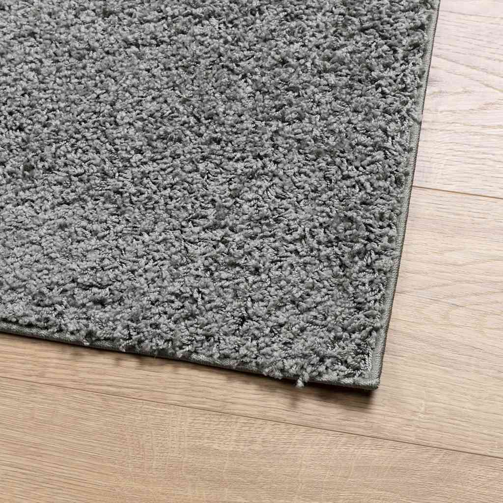 Tapete shaggy de pelo alto pamplona 80x150 cm verde