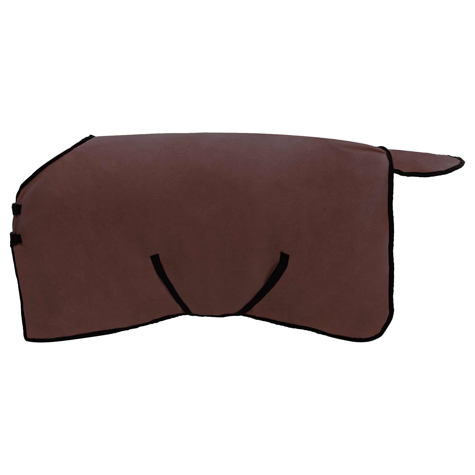 Cobertor de cavalo marrom escuro completo 115 cm poliéster