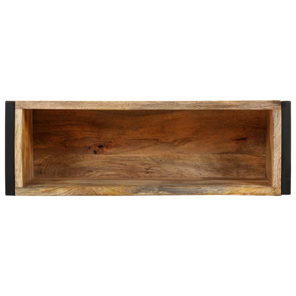 Vaso/floreira 60x20x68 cm madeira de mangueira áspera