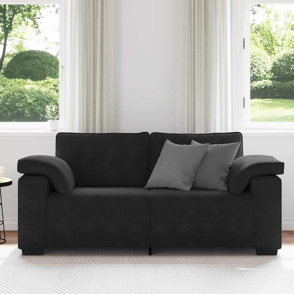 Sofá-luvas 180x77x82 cm veludo preto