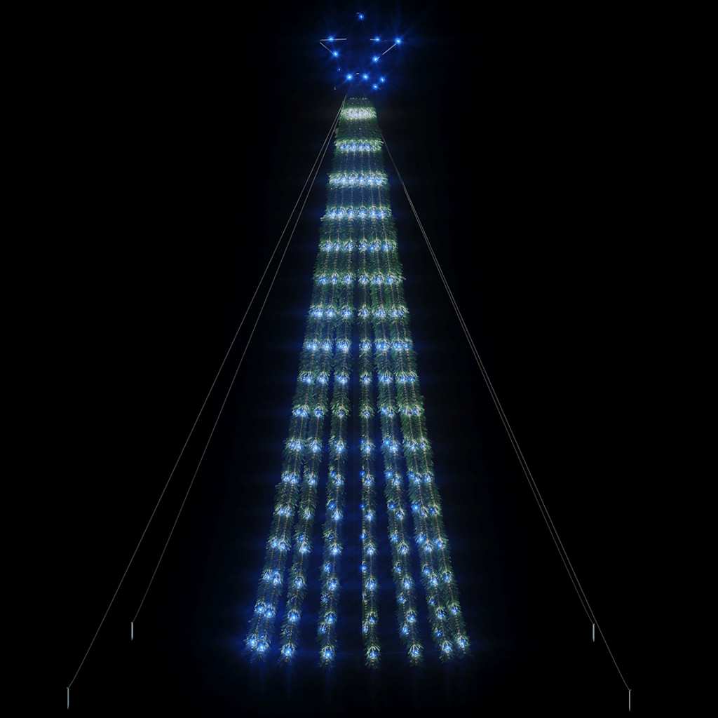 LED árvore de natal 275 leds azul 180 cm