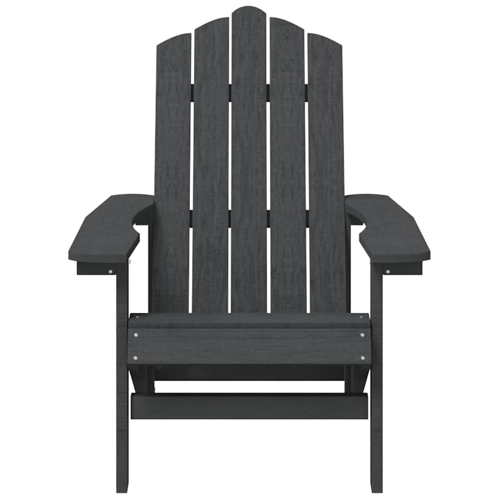 Cadeira de jardim adirondack com mesa pead antracite